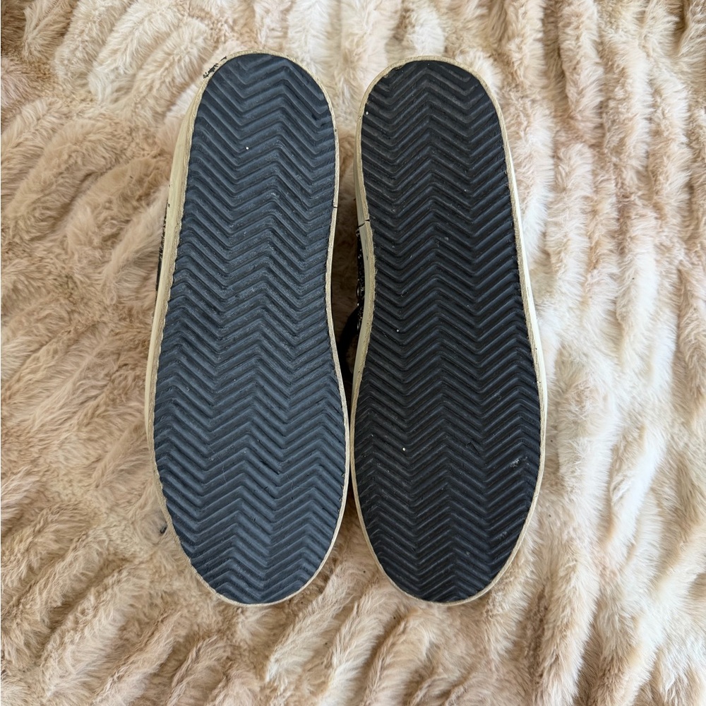 Golden Goose Black and Pink Glitter Athletic Shoes - Picture 9 of 12